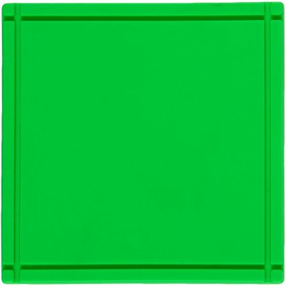 Лейбл из ПВХ Dzeta, L, зеленый неон