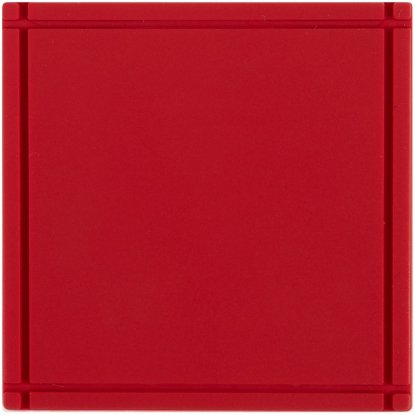 Лейбл из ПВХ Dzeta, L, красный