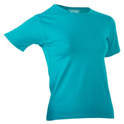 Футболка Ladies 180, бирюзовая