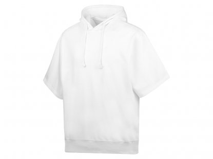 Худи с коротким рукавом Warsaw, унисекс, белое