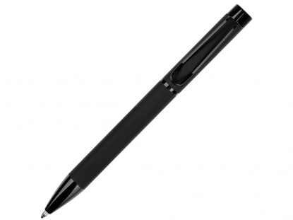Металлическая шариковая ручка Black Lama soft-touch, черная