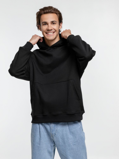 Худи оверсайз Kulonga Comfort Heavy, чёрное