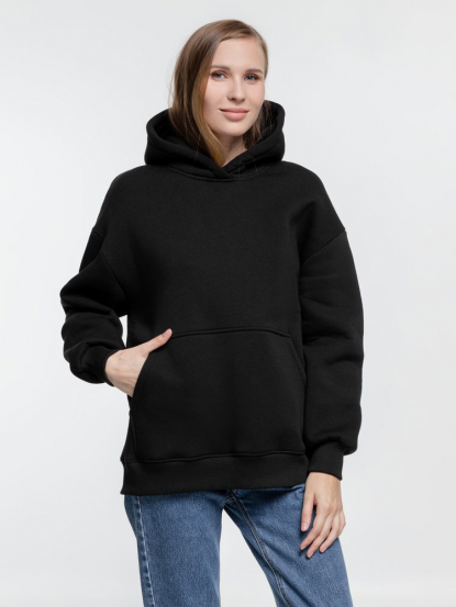 Худи оверсайз Kulonga Comfort Heavy, чёрное