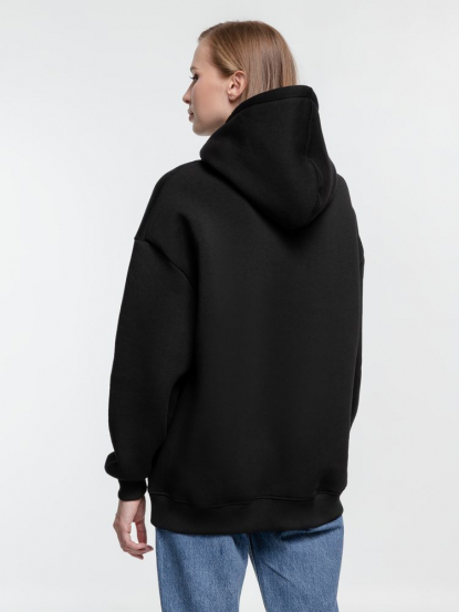 Худи оверсайз Kulonga Comfort Heavy, чёрное