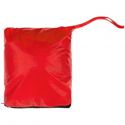 Дождевик-анорак Alatau, красный, в сложенном виде