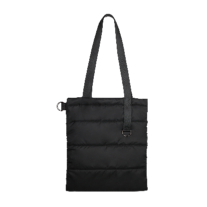 Шоппер Superbag Bubble, с кнопкой, черный