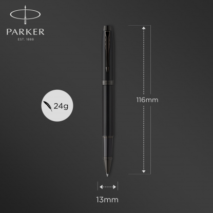 Ручка роллер Parker IM Achromatic T317, чёрная