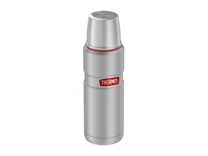 Термос SK-2000, серебристый с красным