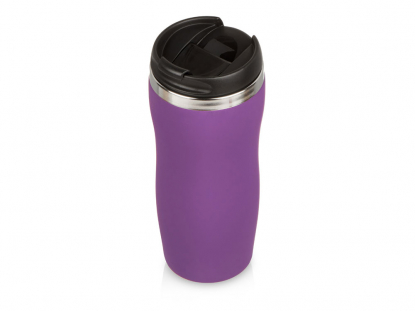 Термокружка Double wall mug С1 soft-touch, фиолетовая