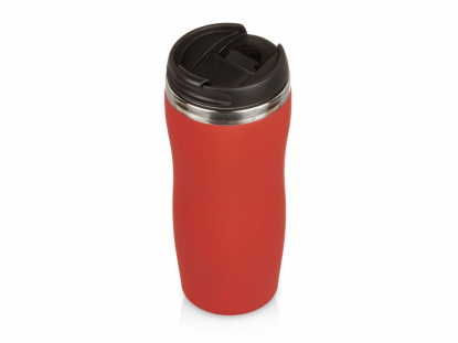 Термокружка Double wall mug С1 soft-touch, красная