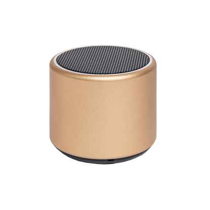 Портативная mini Bluetooth-колонка Sound Burger Roll, золотистая