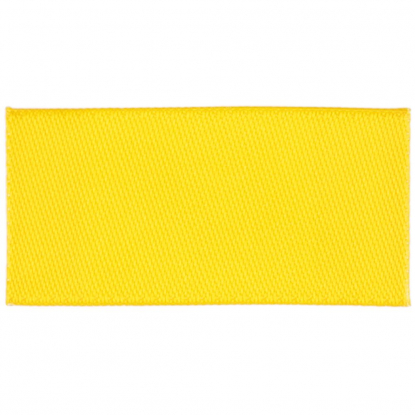 Лейбл тканевый Epsilon, XXS, желтый