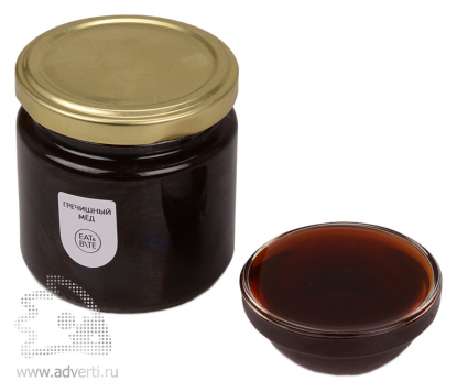 Мед натуральный Гречишный в подарочной обертке, вид без обертки