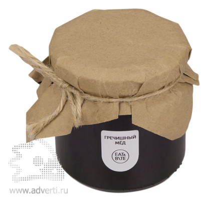 Мед натуральный Гречишный в подарочной обертке