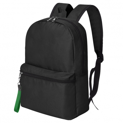 Рюкзак BASIS TO GO, чёрный с зеленым