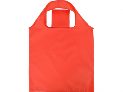 Складная сумка Reviver из переработанного пластика, красная, вид спереди
