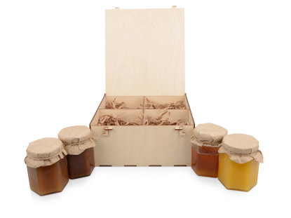 Подарочный набор Honeybox, 4 мёда