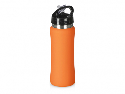 Бутылка для воды Bottle C1, soft touch, оранжевая