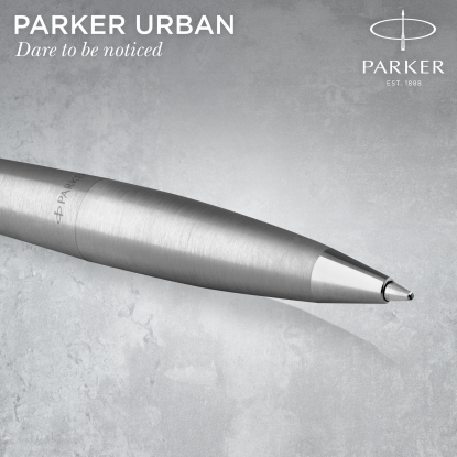 Ручка шариковая Parker Urban Core CT K314, серебристая