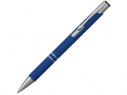Ручка металлическая шариковая C1 soft-touch, синяя