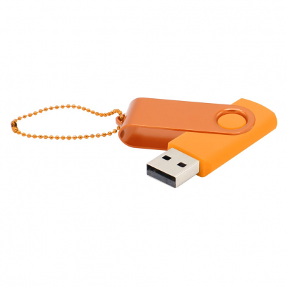 Флешка Designer To Go 2.0 USB, 16Gb, оранжевая