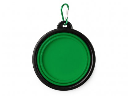 Складная миска SHIRA для домашних животных, зеленая