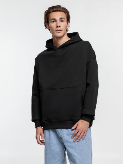 Худи оверсайз Kulonga Comfort Heavy, чёрное