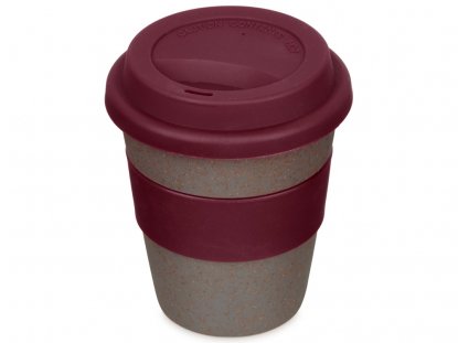Стакан из бамбукового волокна Café, бордовый