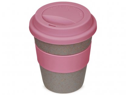 Стакан из бамбукового волокна Café, розовый