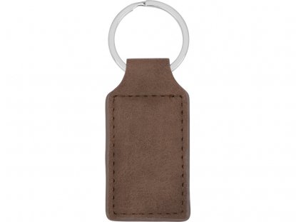 Брелок Alen прямоугольный, темно-коричневый, вид сверху