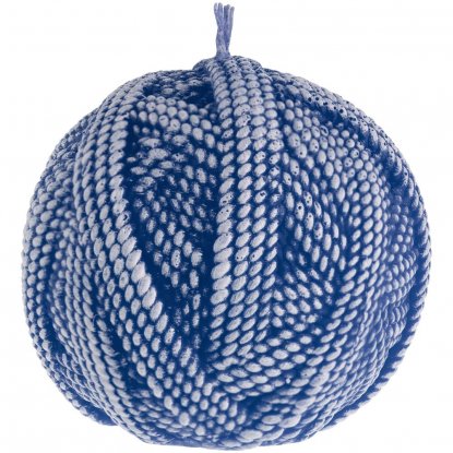 Свеча Kniteam, клубок, синяя