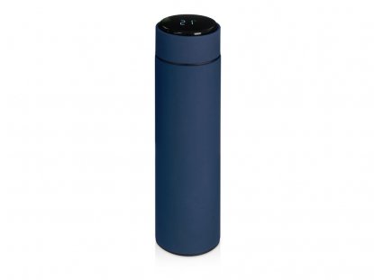 Вакуумный термос Module X с индикатором температуры и медной изоляцией, крафтовый тубус