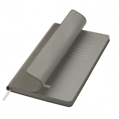 Ежедневник Latte soft touch, недатированный, серый