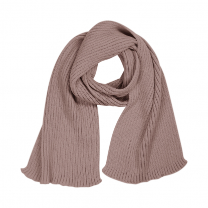 Шарф Forges вязаный, коричневый