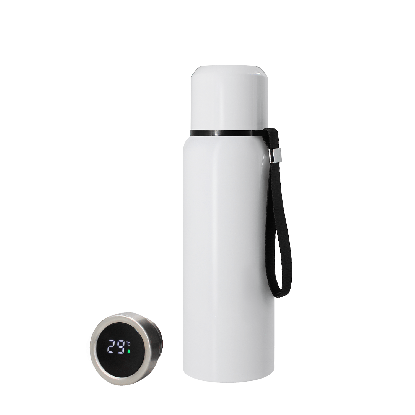 Термос S-travel New с датчиком температуры, белый