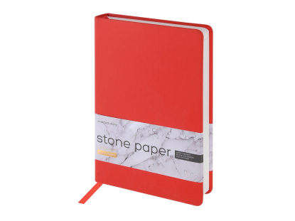 Ежедневник Carrara, недатированный А5, красный