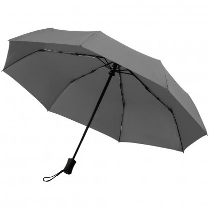 Зонт складной, серый