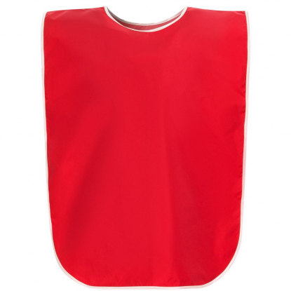 Манишка Member, единый размер, красная с белым