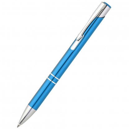 Ручка металлическая Holly, голубая