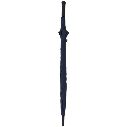 Зонт-трость Zero XXL, темно-синий, в сложенном виде