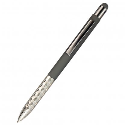 Ручка металлическая Party Soft Touch, серая
