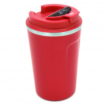 Термокружка Moon с дисплеем, 380 мл, красная