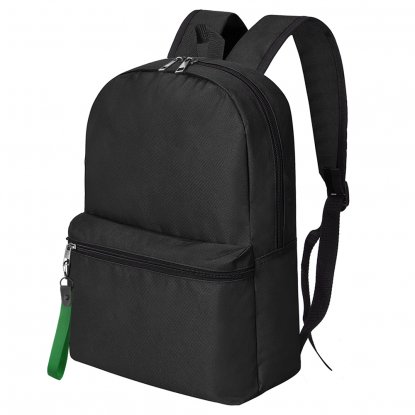 Рюкзак BASIS TO GO, чёрный с зеленым