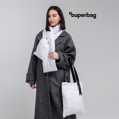 Набор Superbag Bubble, белый
