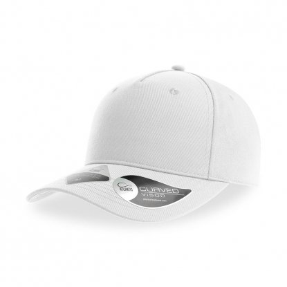 Бейсболка FIJI, 5 клиньев, белая