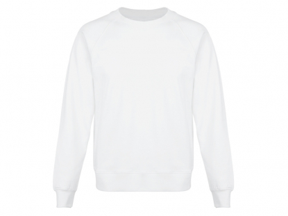 Свитшот оверсайз с рукавом реглан Belgrade, унисекс, белый, S