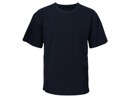 Футболка оверсайз Vienna, унисекс, темно-синяя