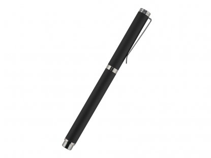 Ручка металлическая шариковая Venezia Pragmatico софт-тач, черная