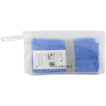 Спортивное полотенце Vigo Medium, синее, в упаковке