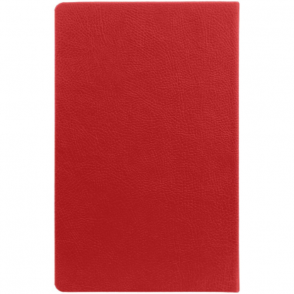 Ежедневник Duplex, недатированный, белый с красным, вид сзади